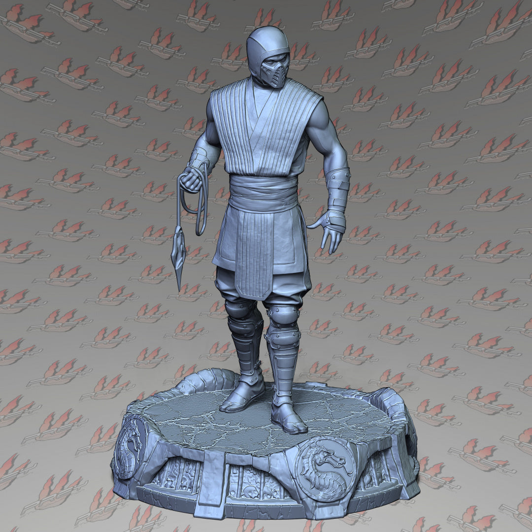 Ninja - Scorpion - by Prey Studios- Tabletop RPG Miniature - Roleplaying 3D Printed Fantasy Mini