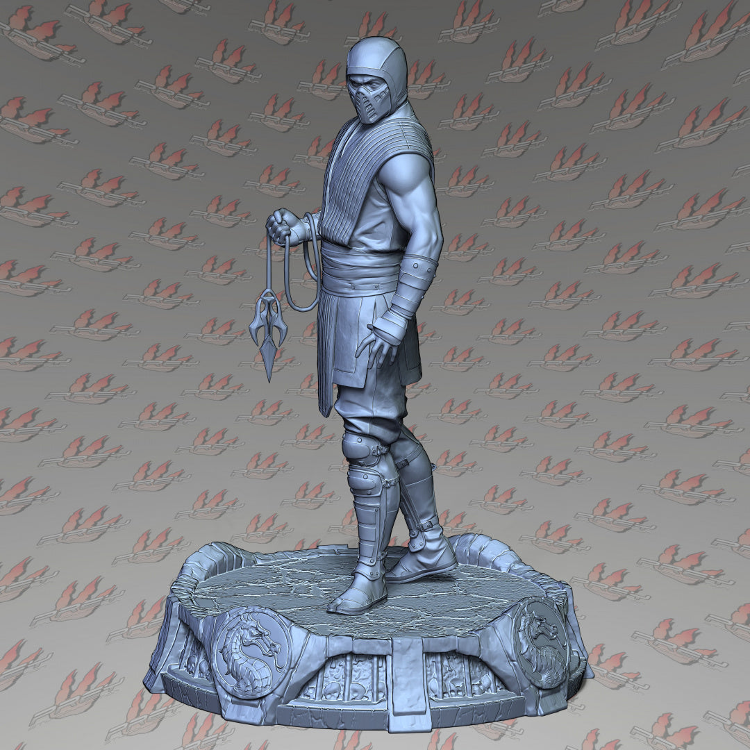 Ninja - Scorpion - by Prey Studios- Tabletop RPG Miniature - Roleplaying 3D Printed Fantasy Mini