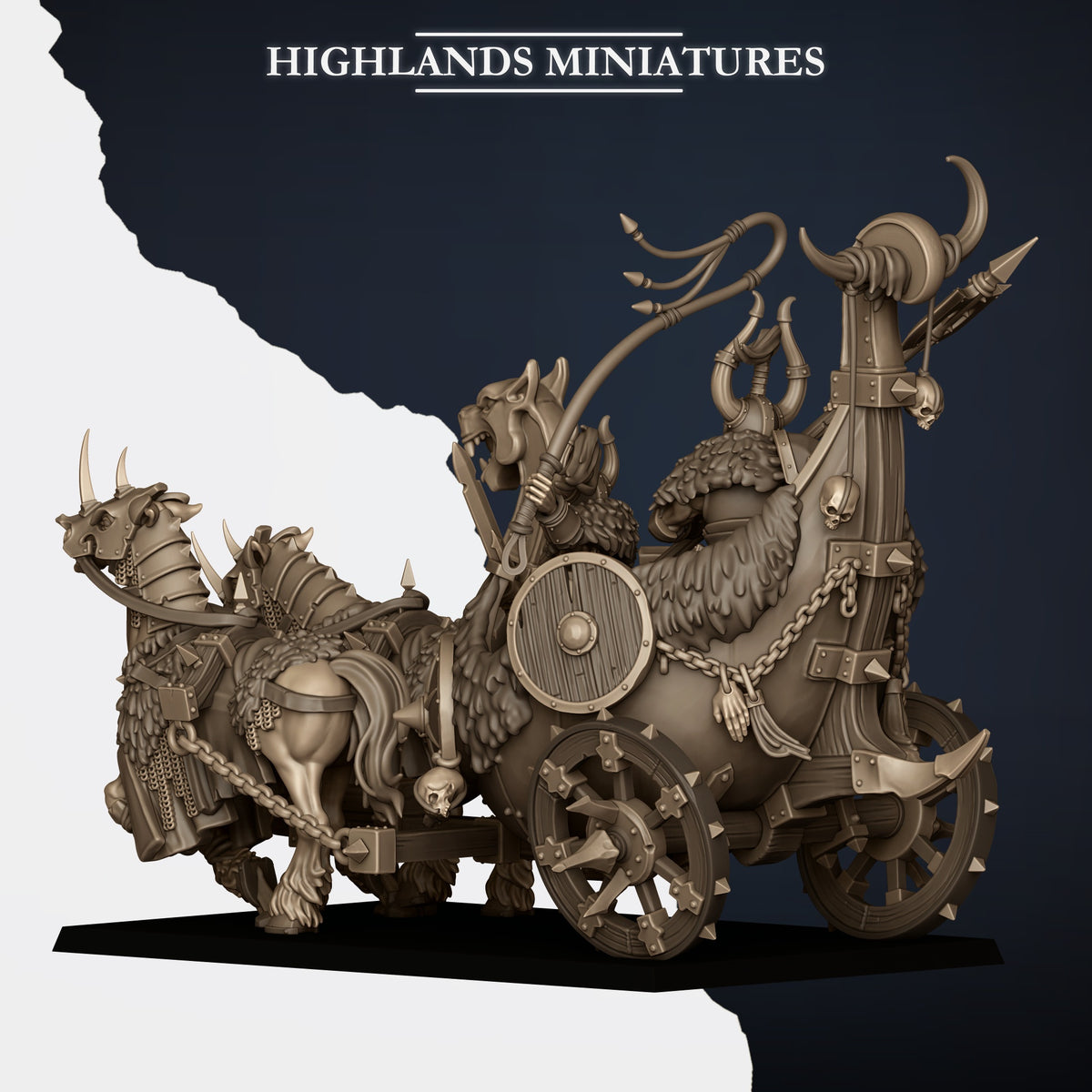 Norse Huscarl Chariot - TTRPG - Wargaming - Dungeons and Dragons