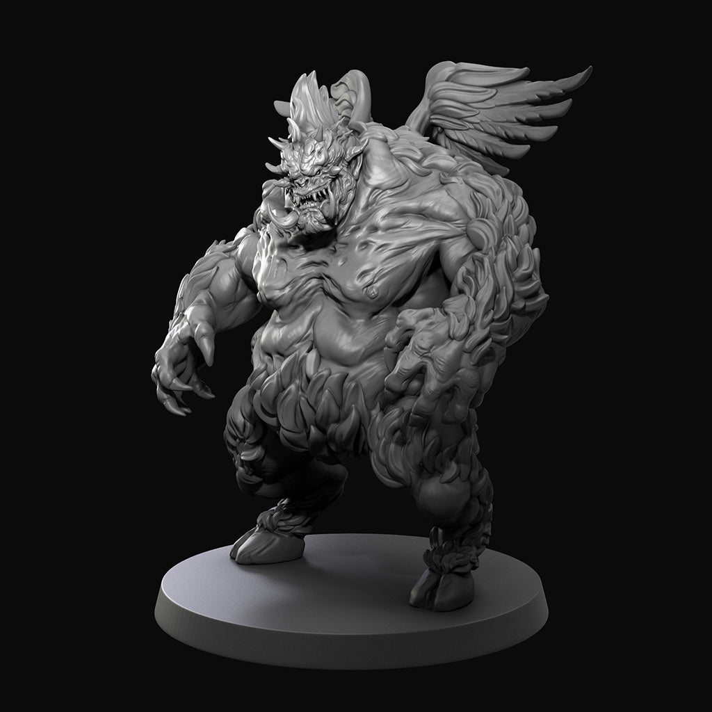 Nalfeshnee - Demon - Dungeons and Dragons - by Realm of Paths - Tabletop RPG Miniature - Roleplaying 3D Printed Fantasy Mini