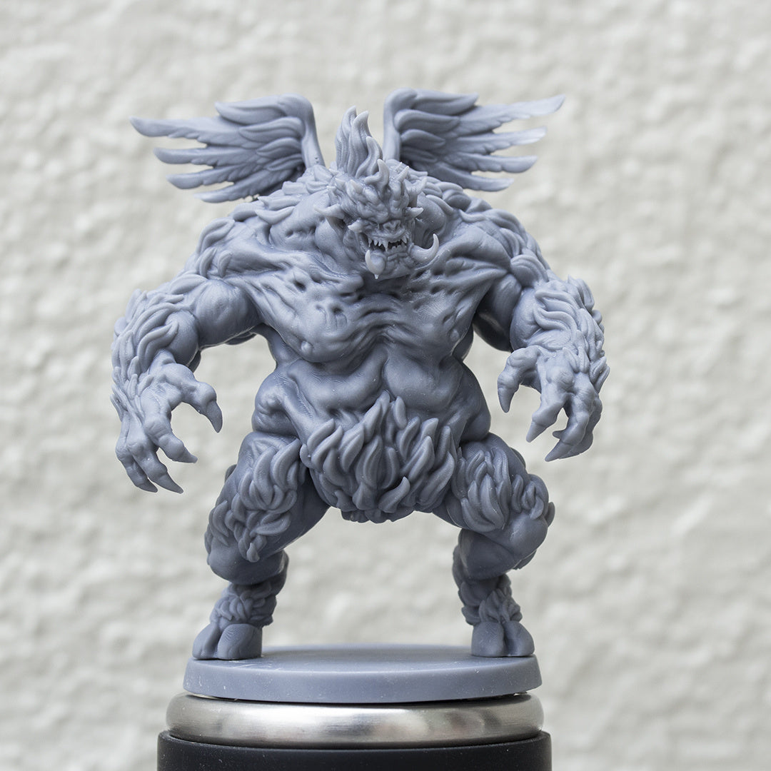 Nalfeshnee - Demon - Dungeons and Dragons - by Realm of Paths - Tabletop RPG Miniature - Roleplaying 3D Printed Fantasy Mini