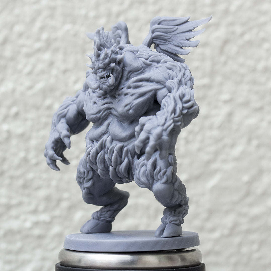 Nalfeshnee - Demon - Dungeons and Dragons - by Realm of Paths - Tabletop RPG Miniature - Roleplaying 3D Printed Fantasy Mini