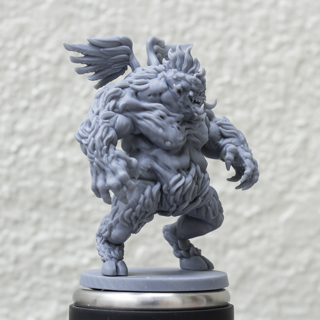 Nalfeshnee - Demon - Dungeons and Dragons - by Realm of Paths - Tabletop RPG Miniature - Roleplaying 3D Printed Fantasy Mini