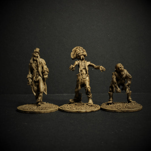 Napoleonic Zombies - Dungeons and Dragons - by Knucklebones Miniatures - Tabletop RPG Miniature - Roleplaying 3D Printed Fantasy Mini