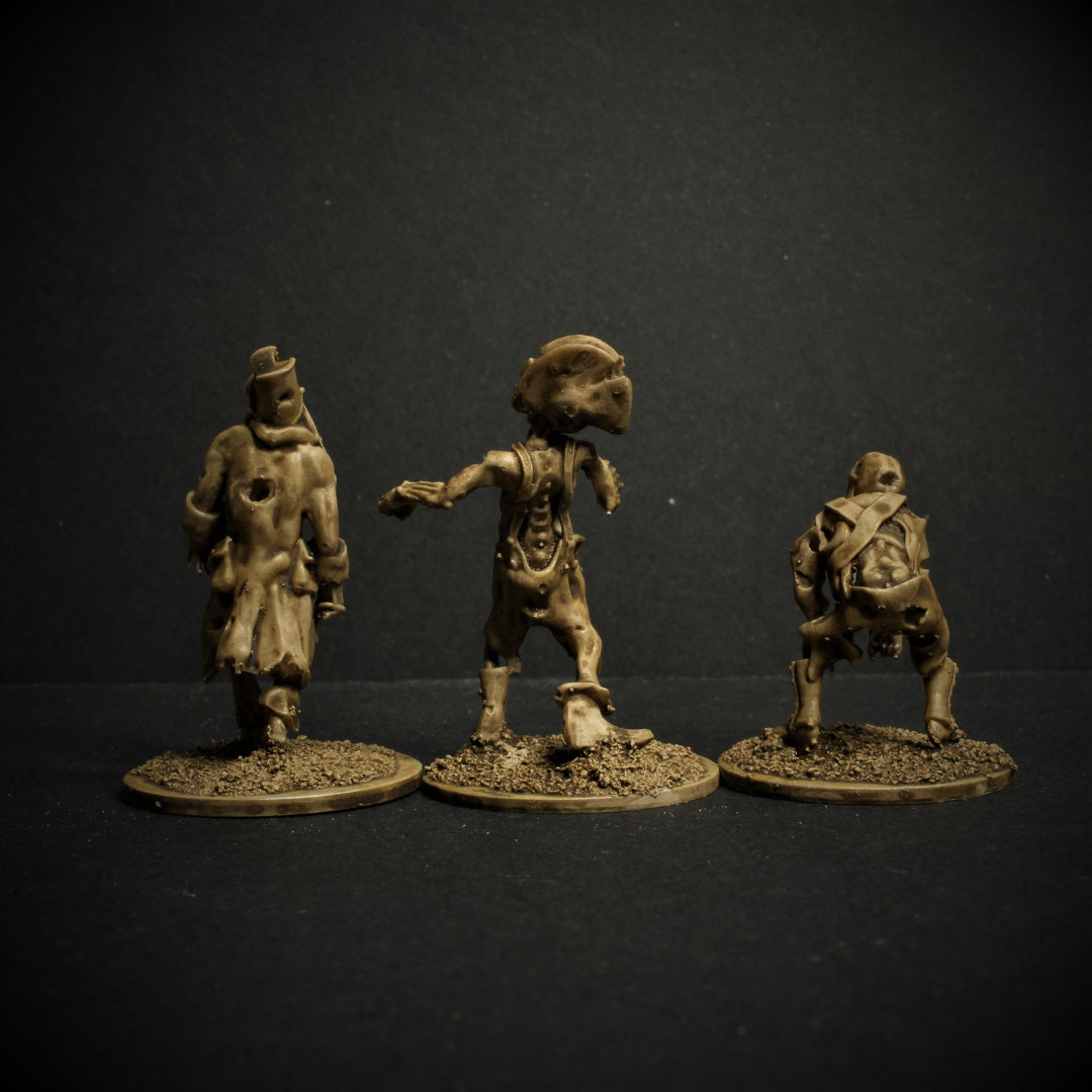 Napoleonic Zombies - Dungeons and Dragons - by Knucklebones Miniatures - Tabletop RPG Miniature - Roleplaying 3D Printed Fantasy Mini