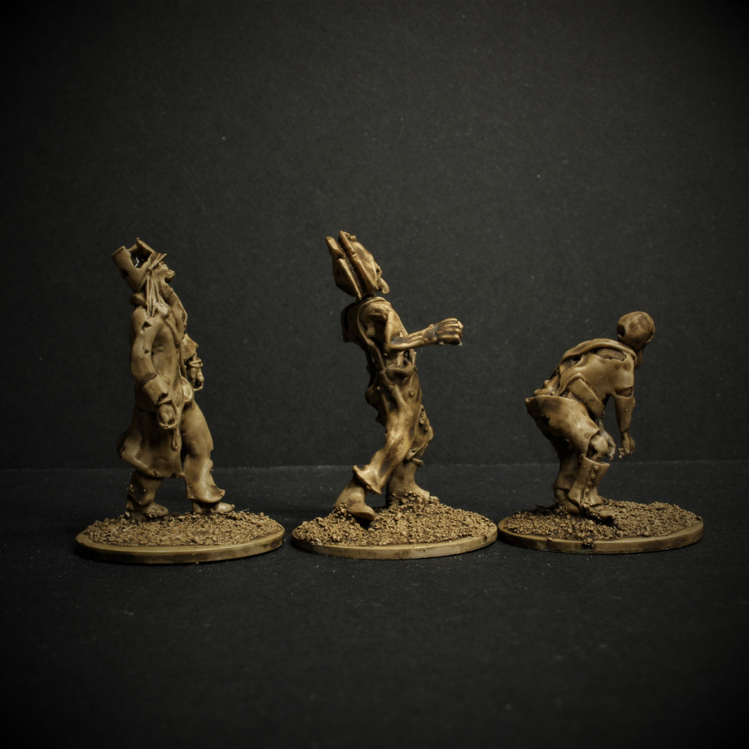 Napoleonic Zombies - Dungeons and Dragons - by Knucklebones Miniatures - Tabletop RPG Miniature - Roleplaying 3D Printed Fantasy Mini