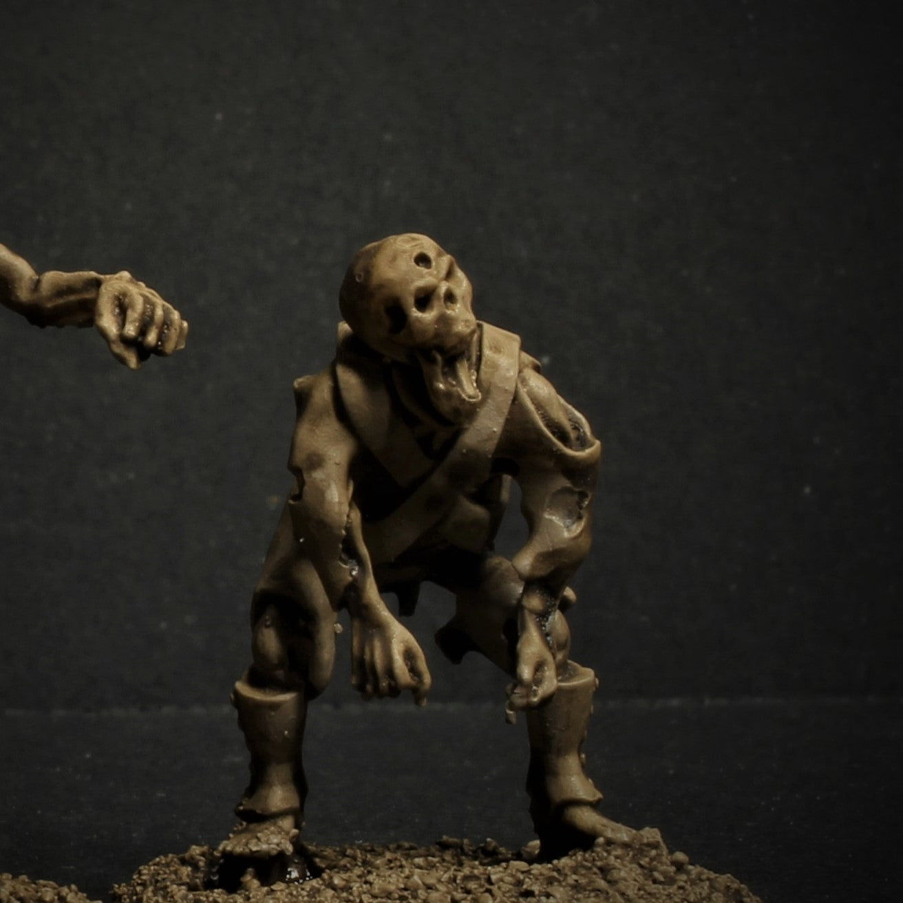 Napoleonic Zombies - Dungeons and Dragons - by Knucklebones Miniatures - Tabletop RPG Miniature - Roleplaying 3D Printed Fantasy Mini