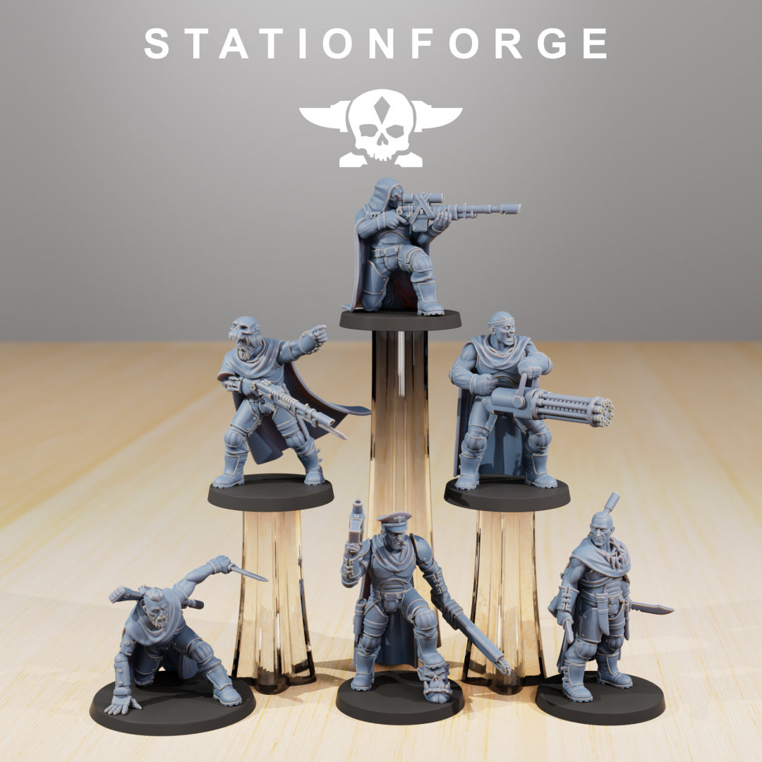 National Guard Orkaz Hunters - by Station Forge - Tabletop RPG Miniature - Roleplaying 3D Printed Fantasy Mini