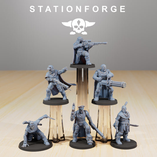 National Guard Orkaz Hunters - Compatible with Warhammer 40K - by Station Forge - Tabletop RPG Miniature - Roleplaying 3D Printed Fantasy Mini