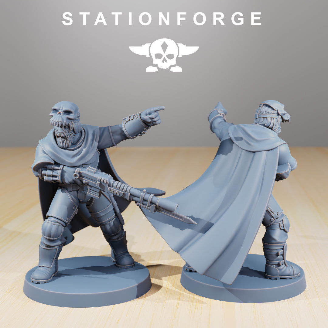 National Guard Orkaz Hunters - Compatible with Warhammer 40K - by Station Forge - Tabletop RPG Miniature - Roleplaying 3D Printed Fantasy Mini