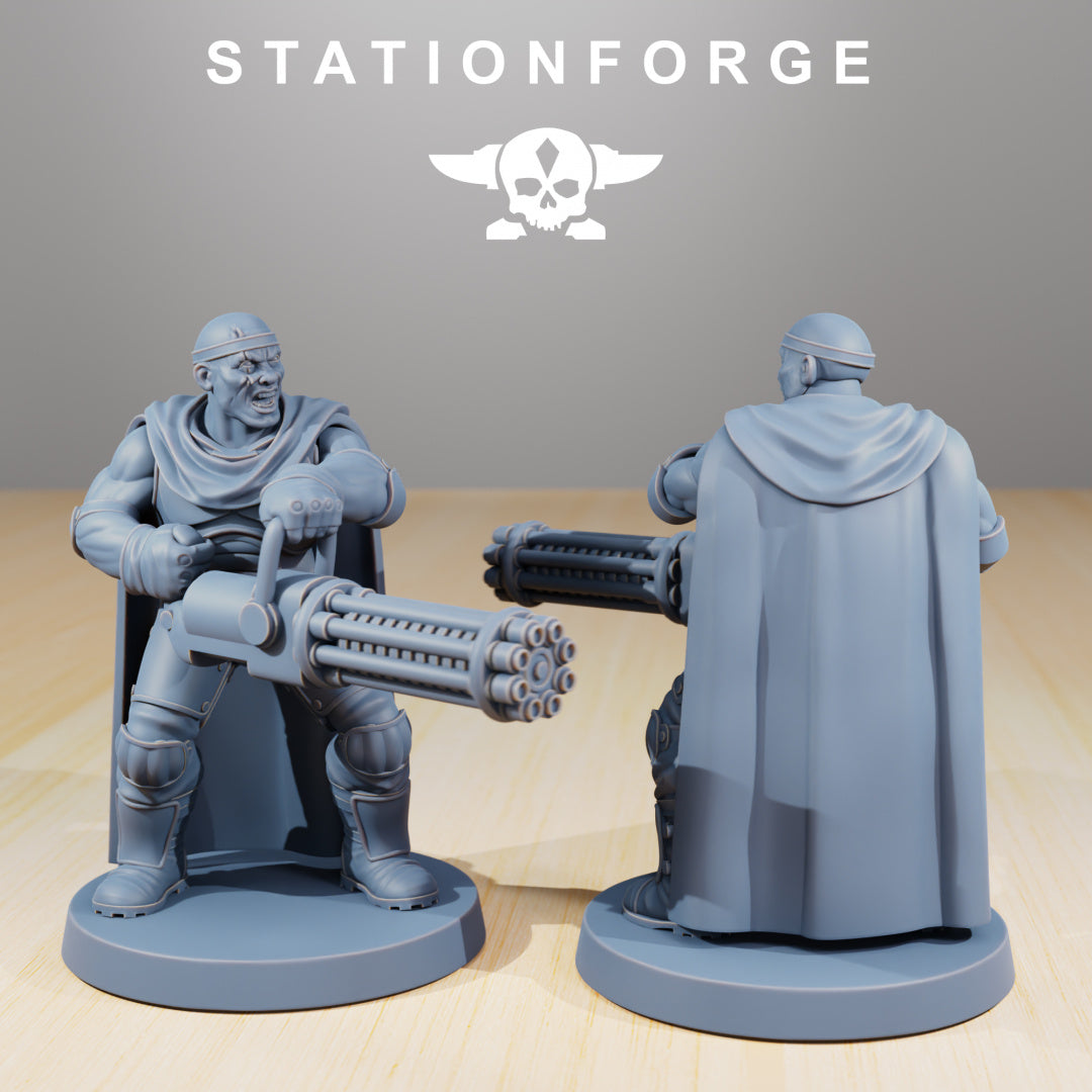 National Guard Orkaz Hunters - Compatible with Warhammer 40K - by Station Forge - Tabletop RPG Miniature - Roleplaying 3D Printed Fantasy Mini