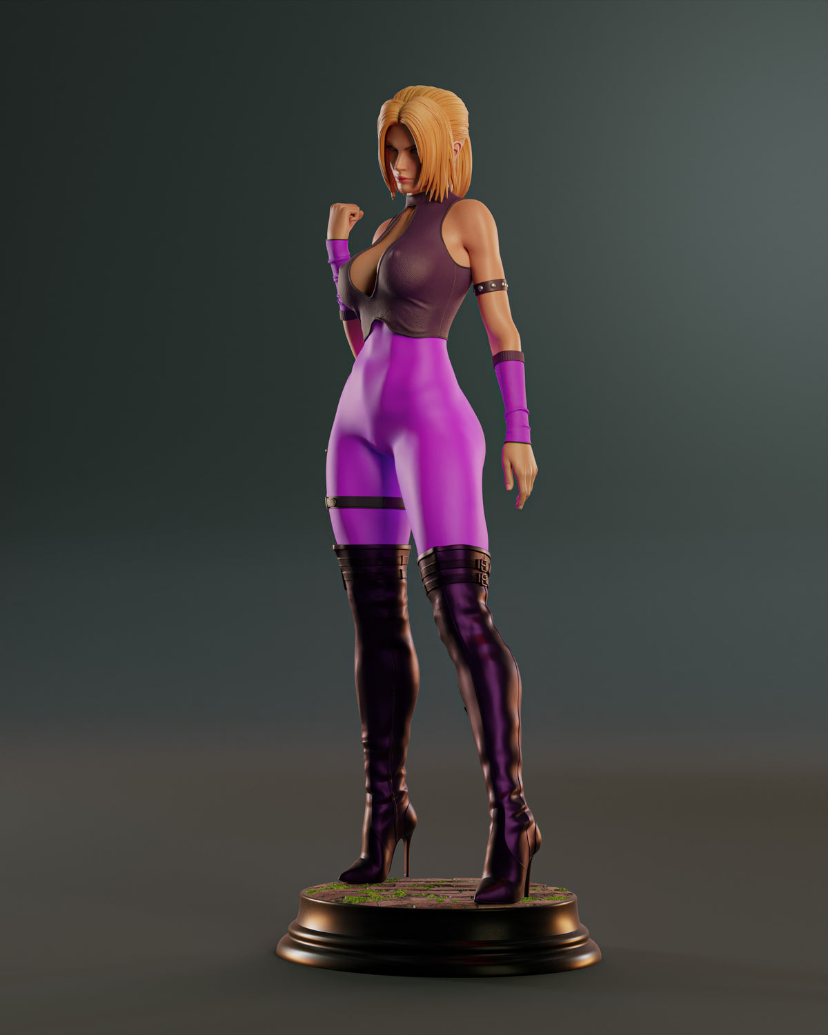 Nina Williams Sculpture (75mm to 500mm) - Unassembled/Unpainted/3D Print