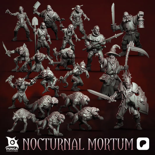 The Nocturnal Mortum Warband (x20) - TTRPG - Wargaming - Mordheim - Dungeons and Dragons