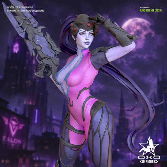 Widowmaker Diorama (75mm to 500mm) - Unassembled/Unpainted/3D Print