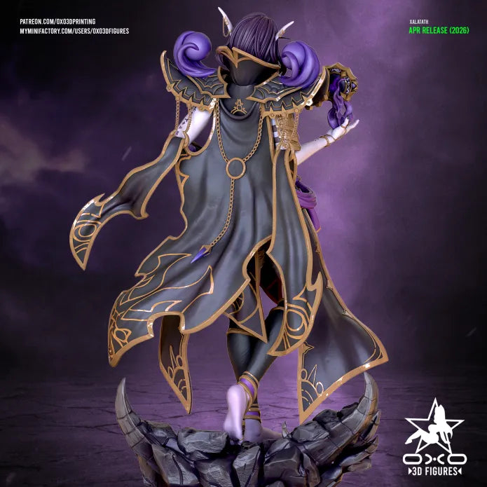 Xalatath Sculpture (75mm to 500mm) - Unassembled/Unpainted/3D Print