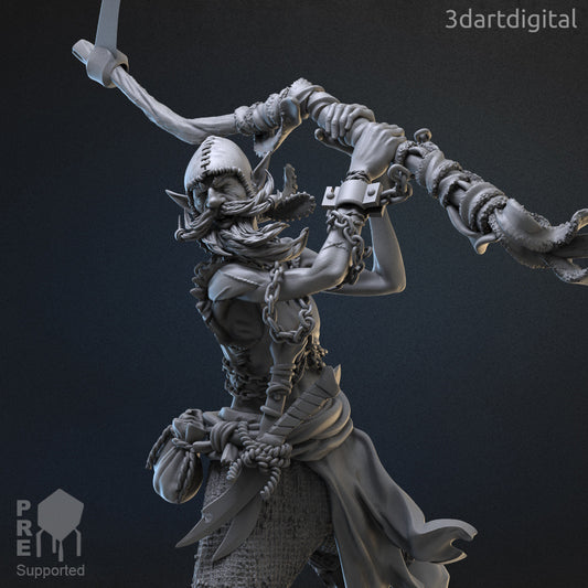 Giant - Ol’ Jaggytoof - by 3dartDigital - Tabletop RPG Miniature - Roleplaying 3D Printed Fantasy Mini