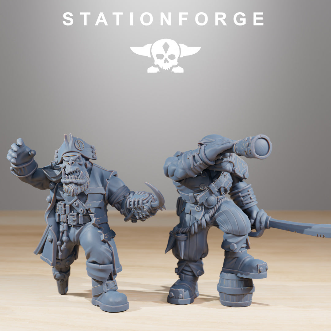 Orkaz Death Mounta - Compatible with Warhammer 40K - by Station Forge - Tabletop RPG Miniature - Roleplaying 3D Printed Fantasy Mini