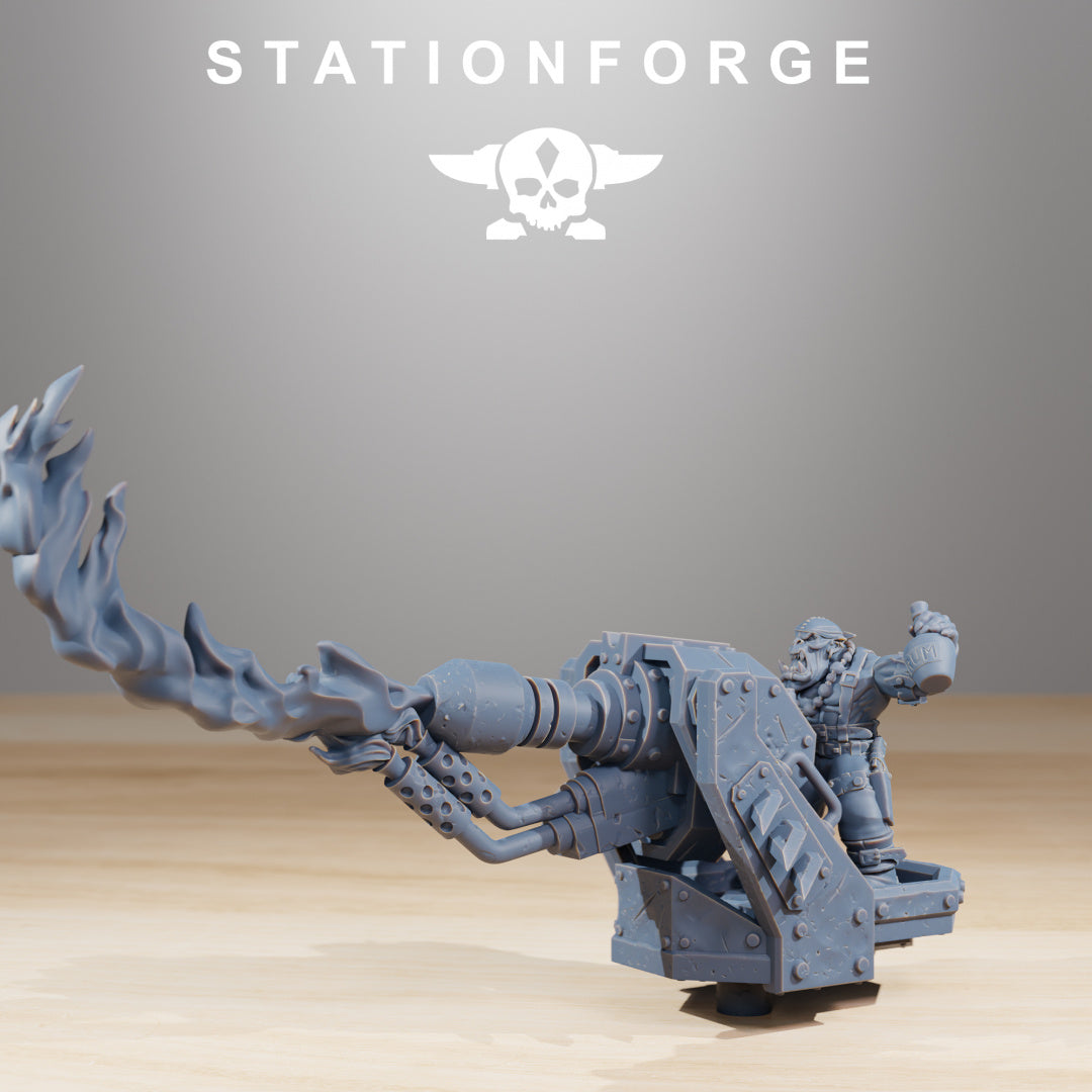 Orkaz Death Mounta - Compatible with Warhammer 40K - by Station Forge - Tabletop RPG Miniature - Roleplaying 3D Printed Fantasy Mini