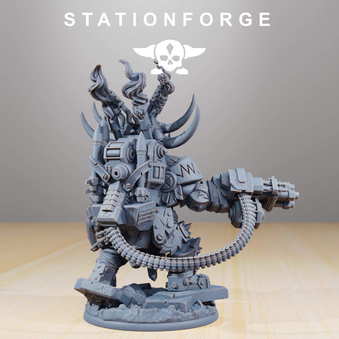 Orkaz Grand Nutta - Compatible with Warhammer 40K - by Station Forge - Tabletop RPG Miniature - Roleplaying 3D Printed Fantasy Mini