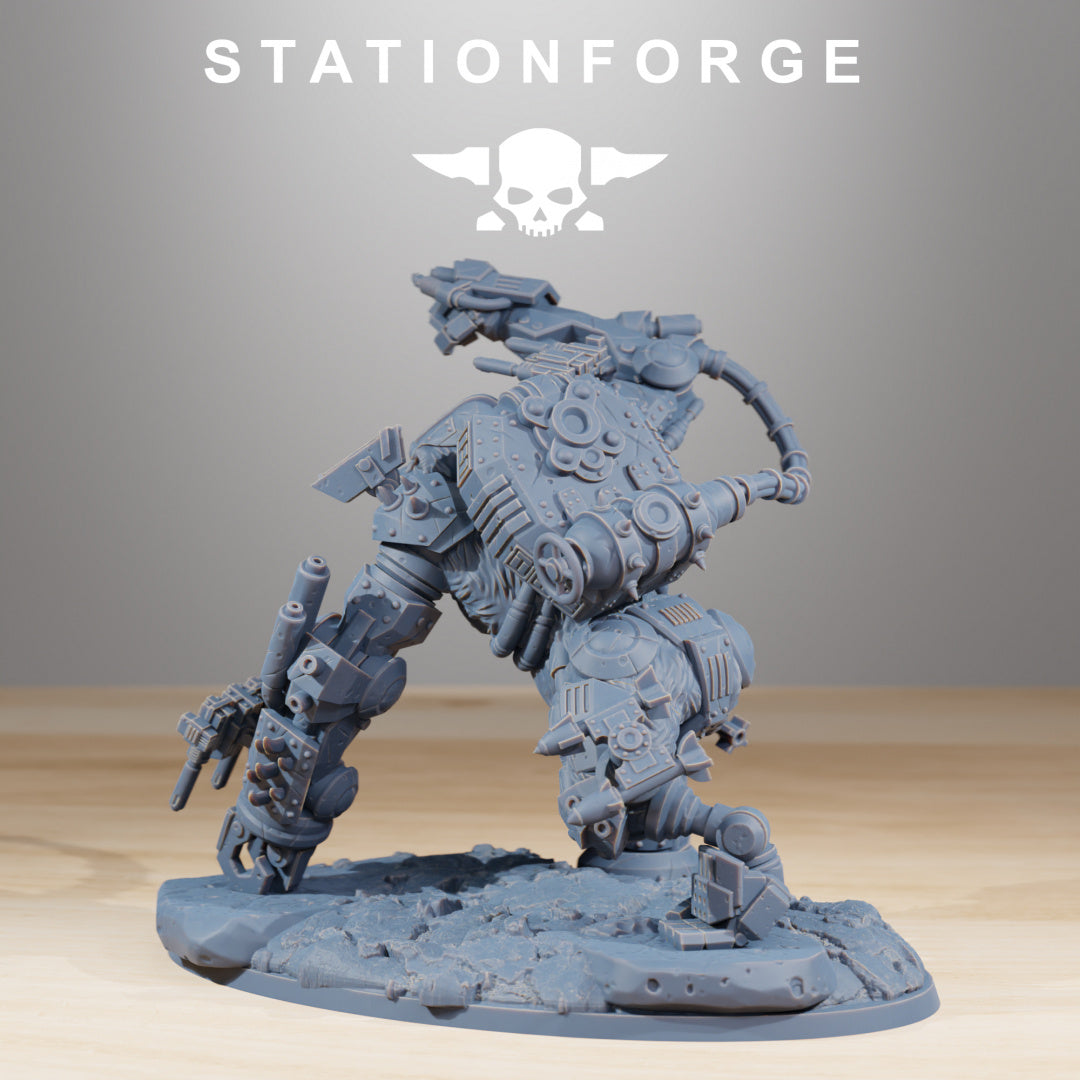 Orkaz Kong - Compatible with Warhammer 40K - by Station Forge - Tabletop RPG Miniature - Roleplaying 3D Printed Fantasy Mini