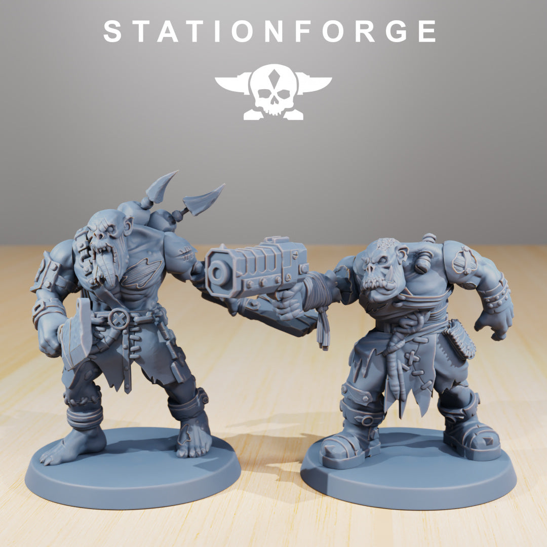 Orkaz Plague Spreadaz  - Compatible with Warhammer 40K - by Station Forge - Tabletop RPG Miniature - Roleplaying 3D Printed Fantasy Mini