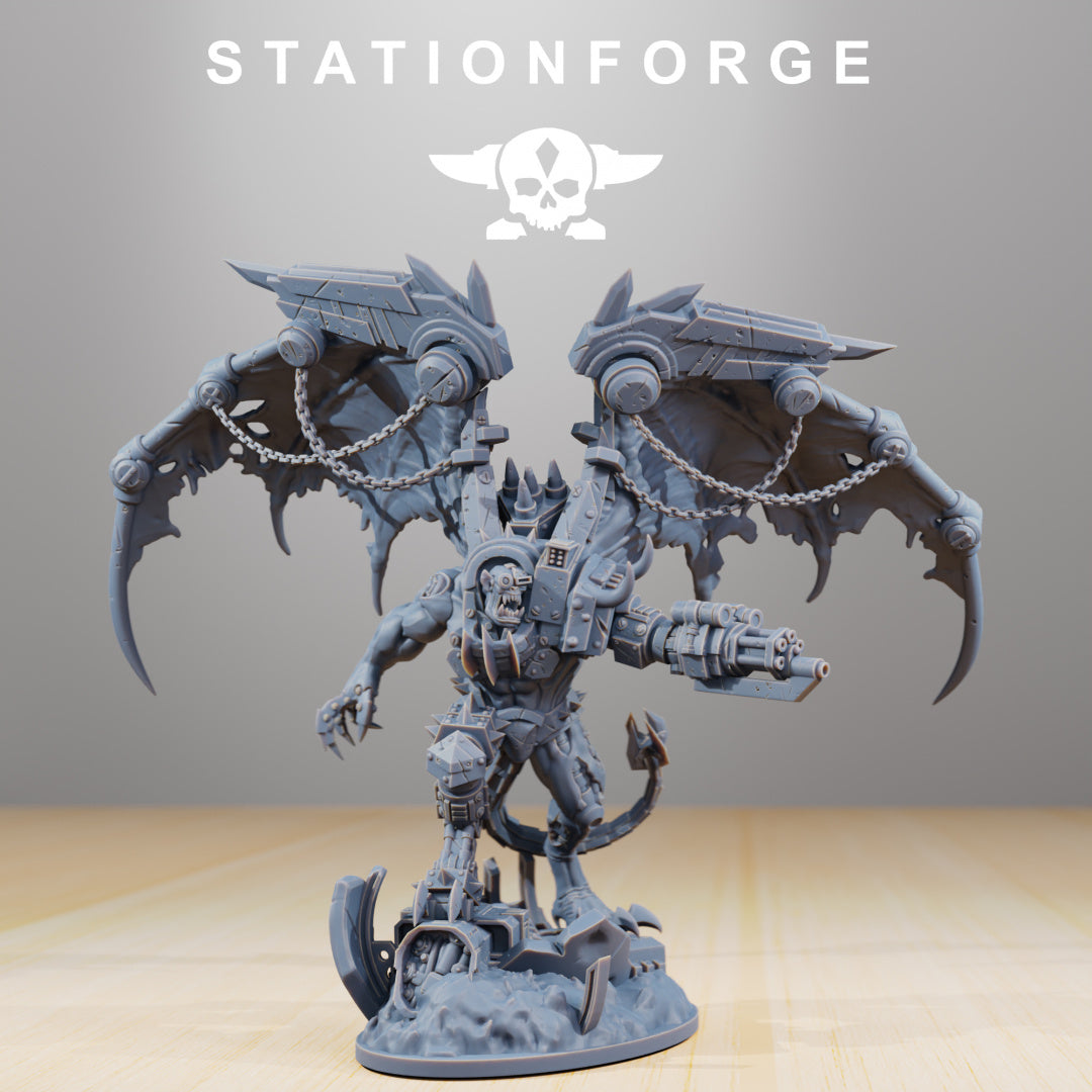 Orkaz Thazaron - Compatible with Warhammer 40K - by Station Forge - Tabletop RPG Miniature - Roleplaying 3D Printed Fantasy Mini