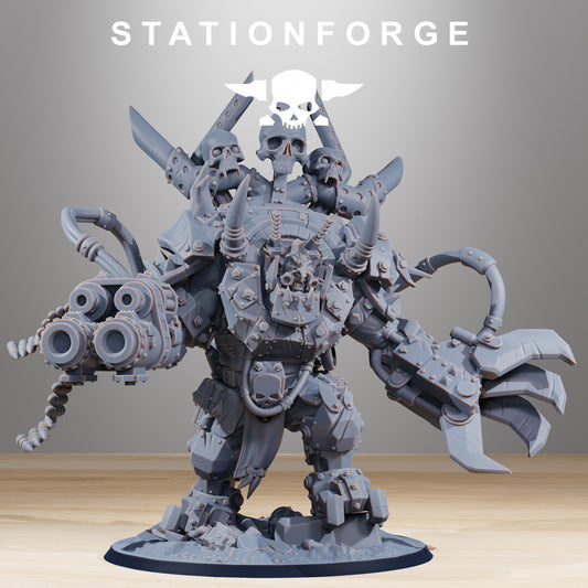 Orkaz Troll Boss - Compatible with Warhammer 40K - by Station Forge - Tabletop RPG Miniature - Roleplaying 3D Printed Fantasy Mini