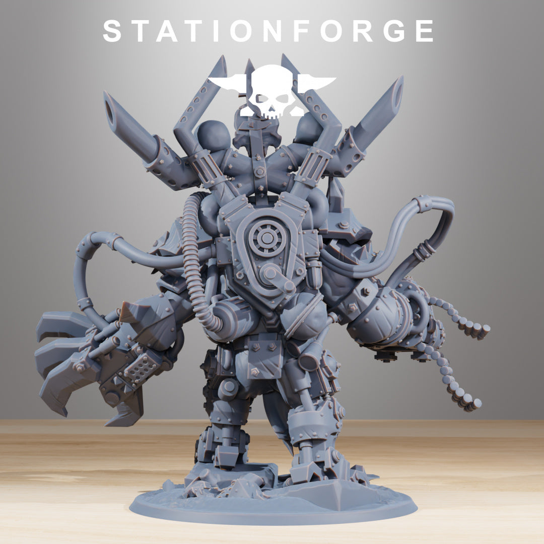 Orkaz Troll Boss - Compatible with Warhammer 40K - by Station Forge - Tabletop RPG Miniature - Roleplaying 3D Printed Fantasy Mini