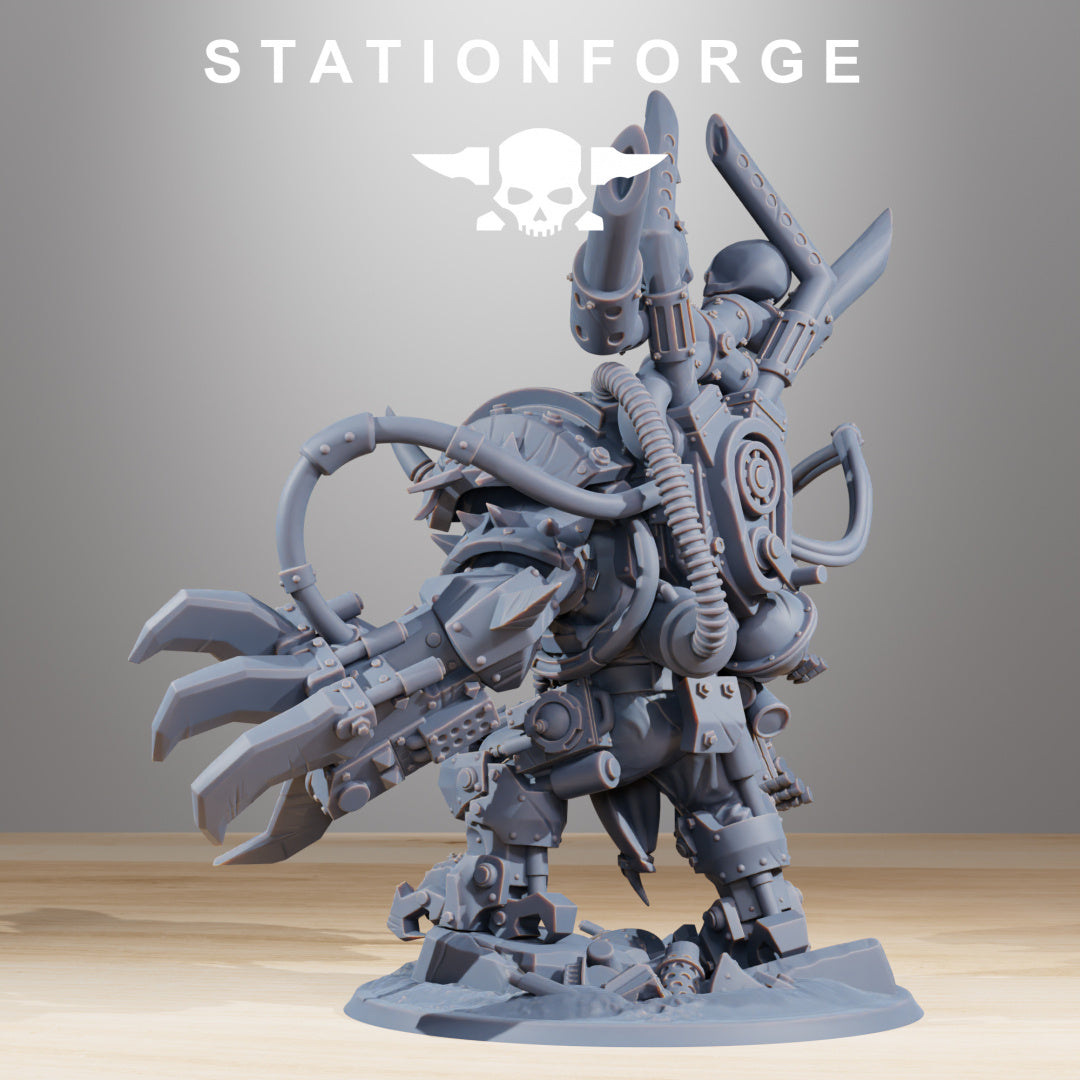 Orkaz Troll Boss - Compatible with Warhammer 40K - by Station Forge - Tabletop RPG Miniature - Roleplaying 3D Printed Fantasy Mini