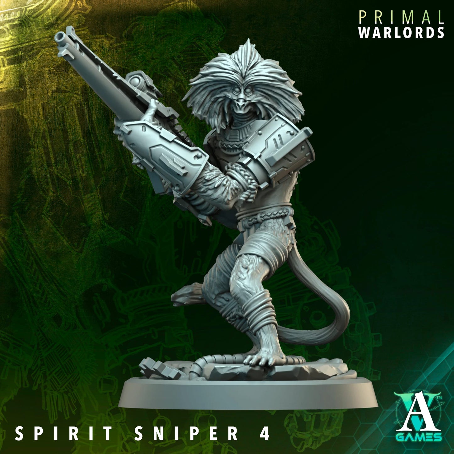Spirit Sniper (x10) - TTRPG - Wargaming - Sci-Fi - Grimdark
