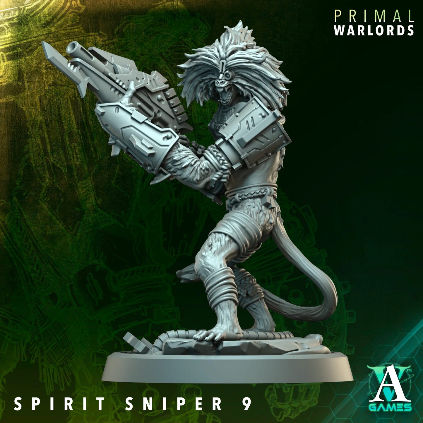 Spirit Sniper (x10) - TTRPG - Wargaming - Sci-Fi - Grimdark