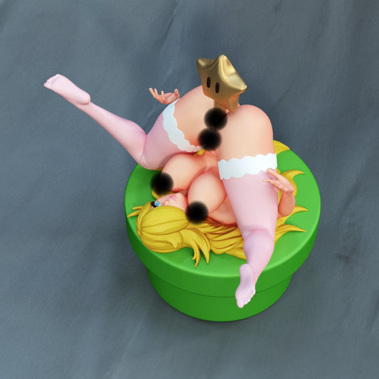 Peach Star Sculpture (75mm to 500mm) - Unassembled/Unpainted/3D Print