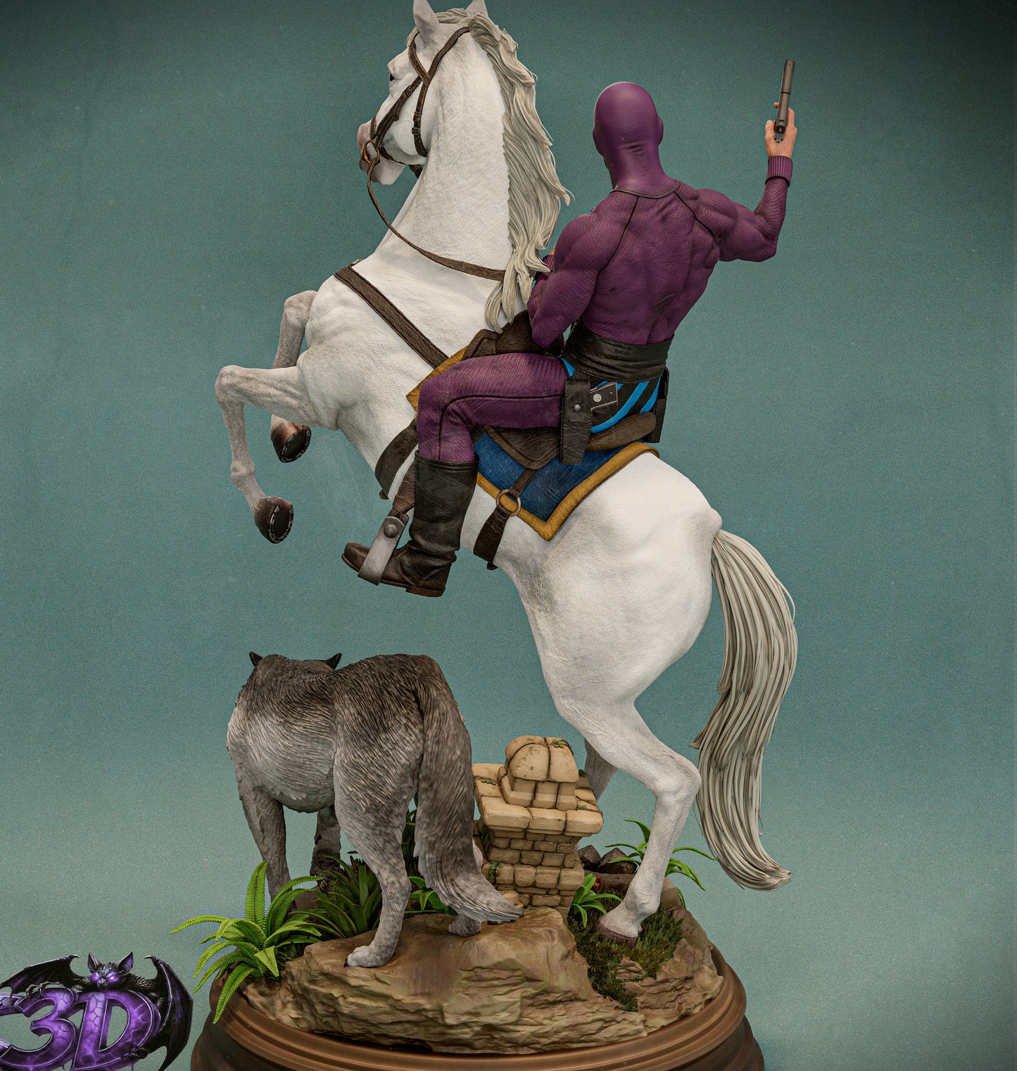 The Phantom Sculpture (75mm to 500mm) - Unassembled/Unpainted/3D Print