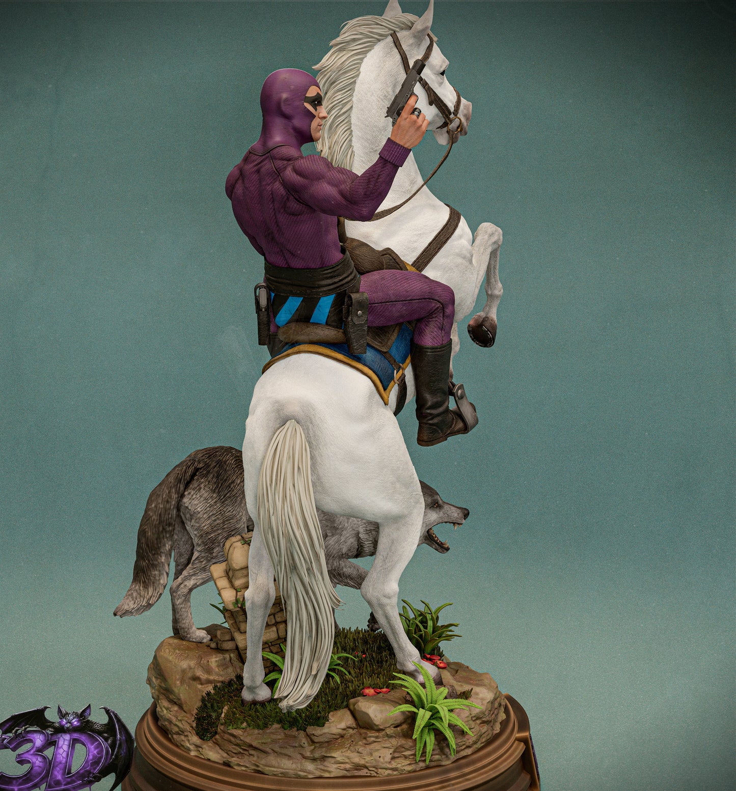 The Phantom Sculpture (75mm to 500mm) - Unassembled/Unpainted/3D Print
