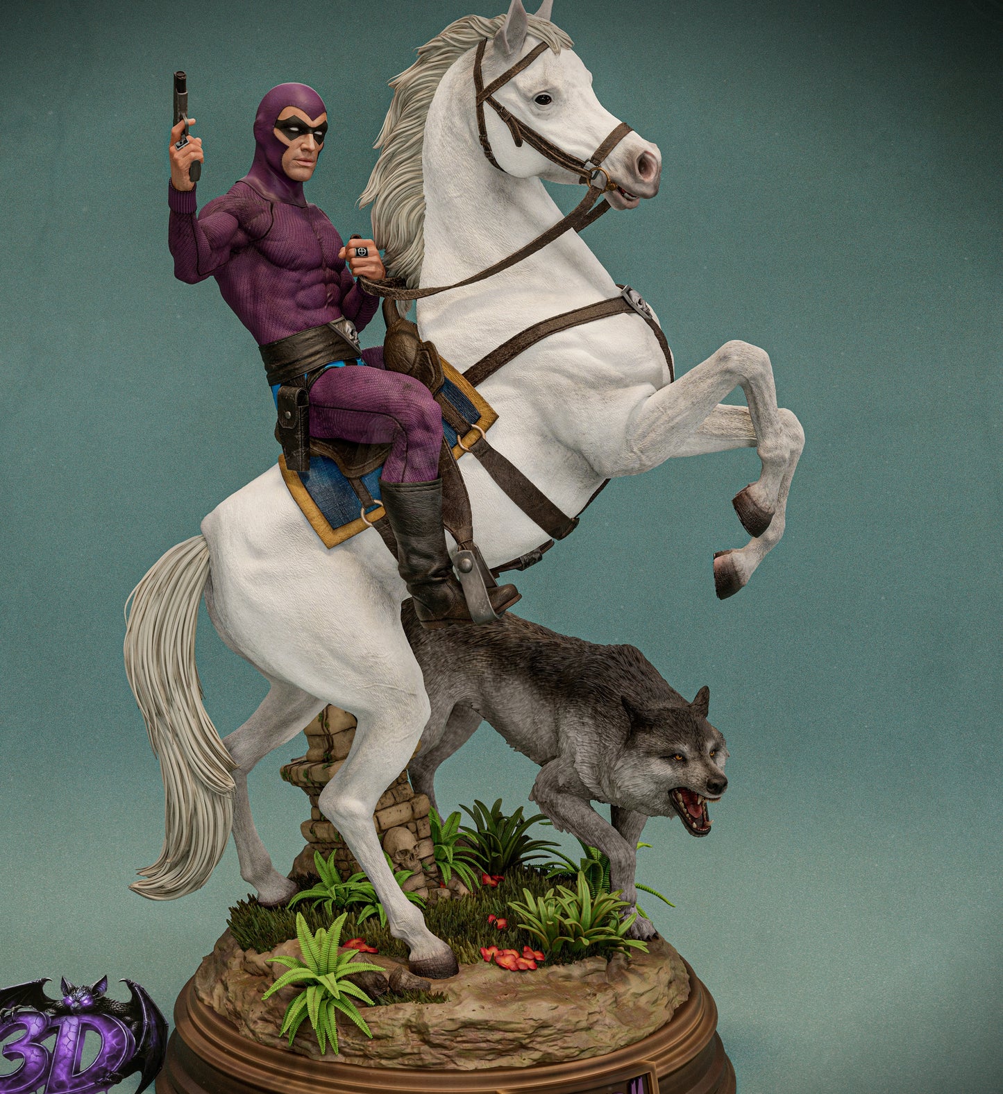 The Phantom Sculpture (75mm to 500mm) - Unassembled/Unpainted/3D Print