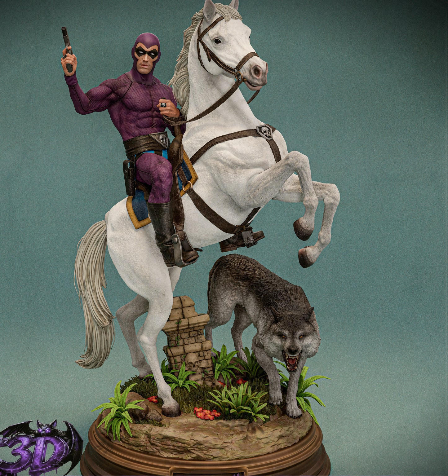 The Phantom Sculpture (75mm to 500mm) - Unassembled/Unpainted/3D Print