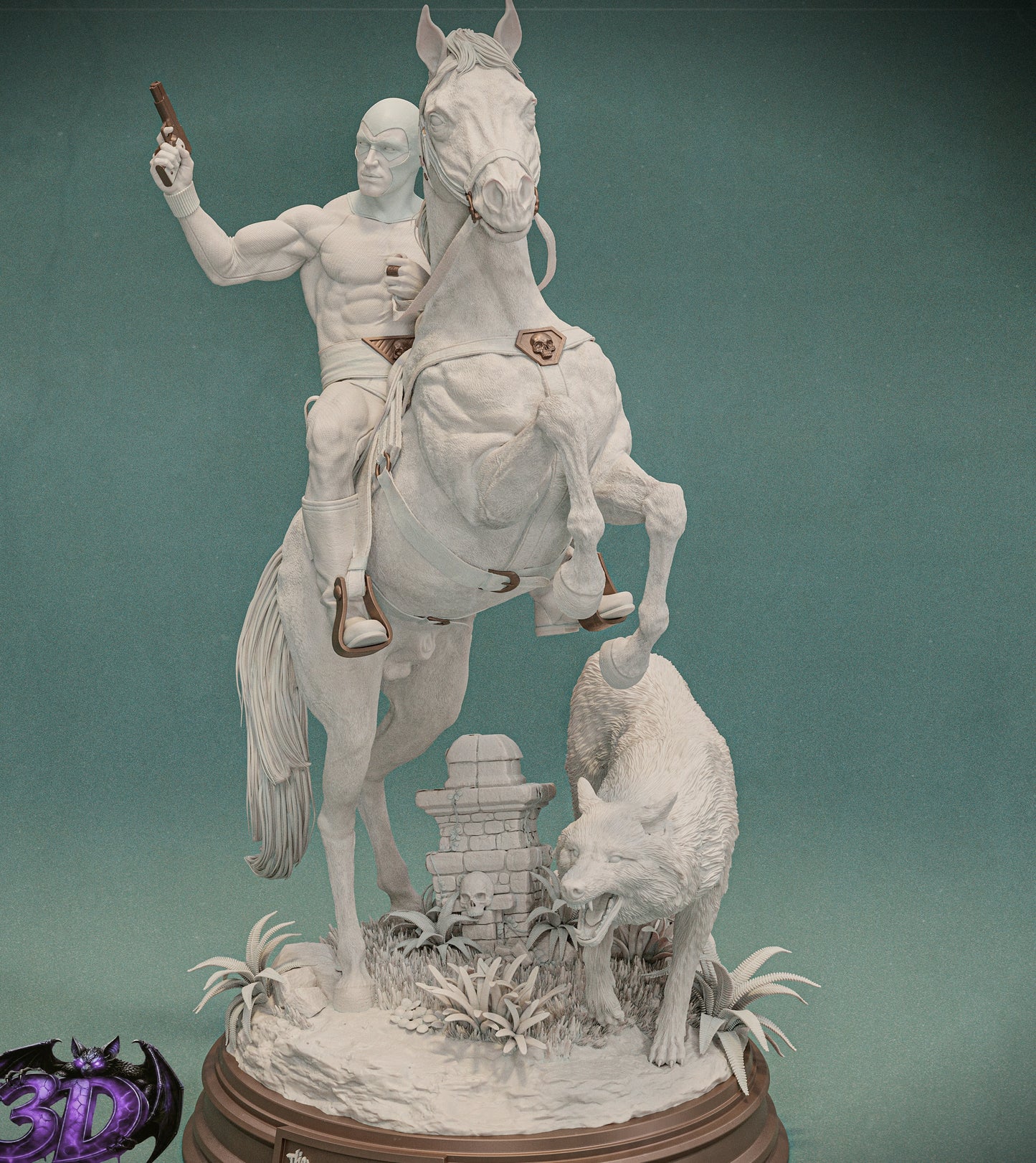 The Phantom Sculpture (75mm to 500mm) - Unassembled/Unpainted/3D Print