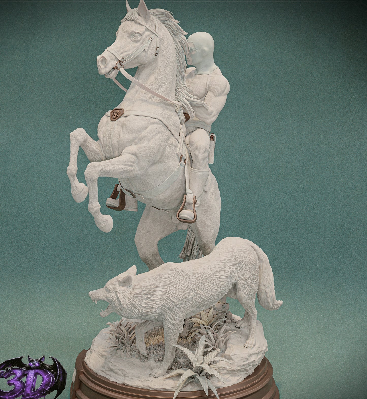 The Phantom Sculpture (75mm to 500mm) - Unassembled/Unpainted/3D Print