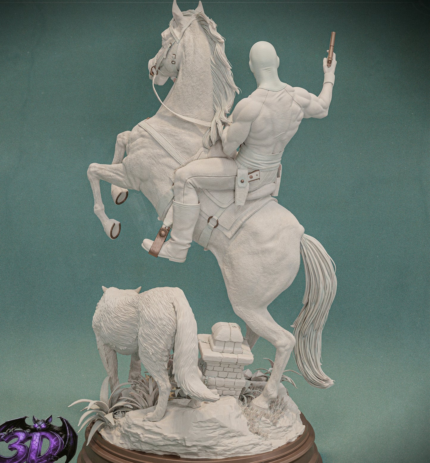 The Phantom Sculpture (75mm to 500mm) - Unassembled/Unpainted/3D Print