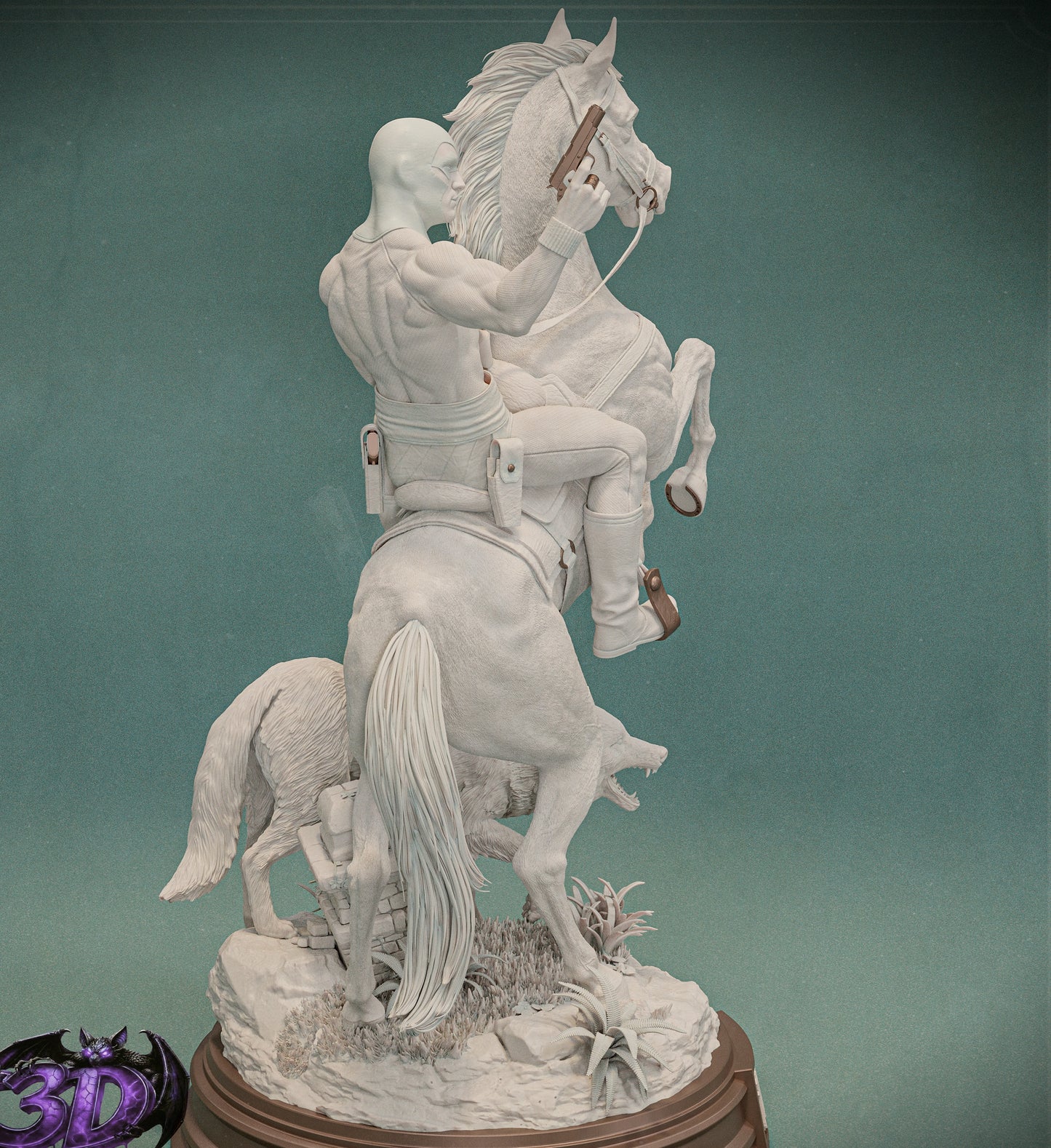 The Phantom Sculpture (75mm to 500mm) - Unassembled/Unpainted/3D Print