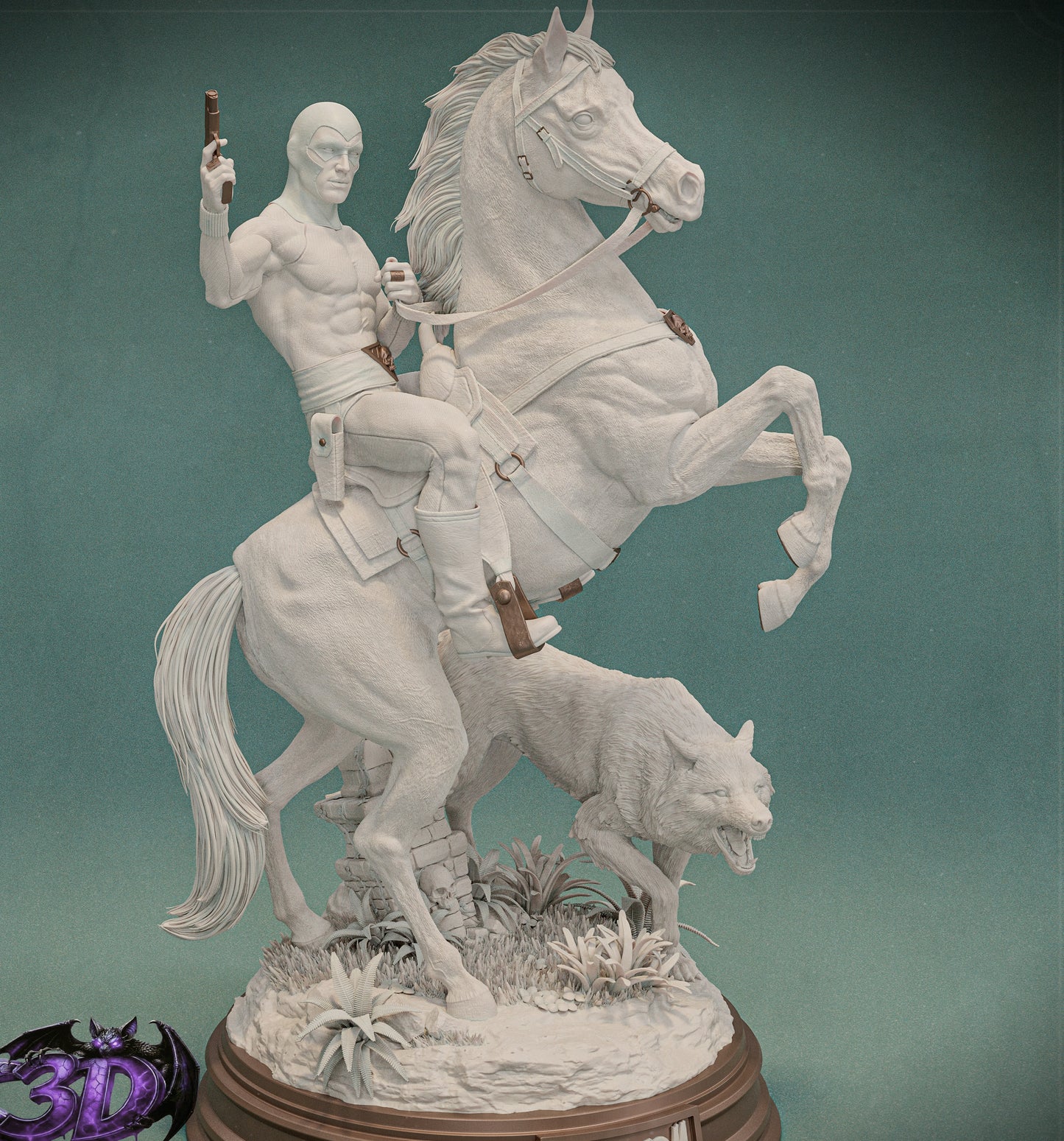 The Phantom Sculpture (75mm to 500mm) - Unassembled/Unpainted/3D Print