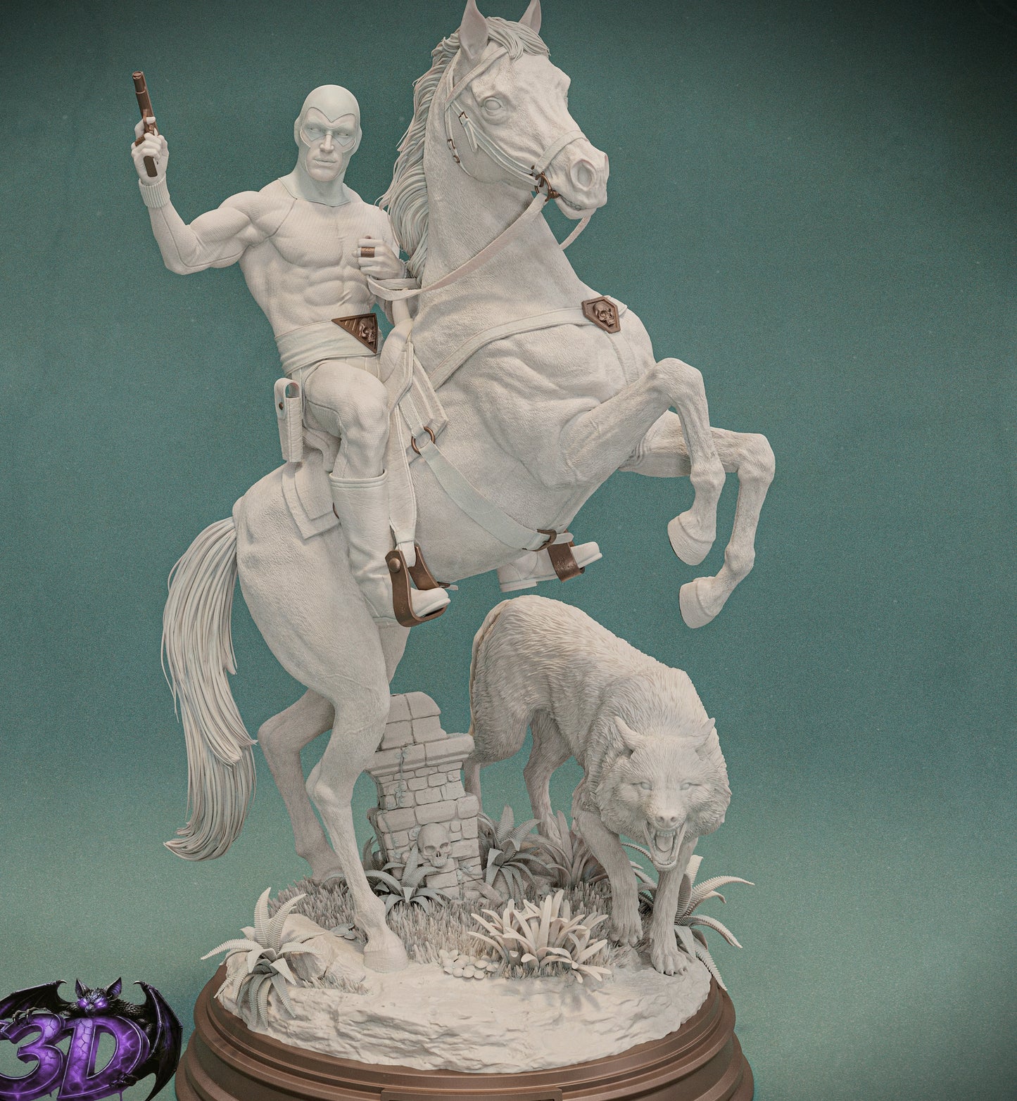 The Phantom Sculpture (75mm to 500mm) - Unassembled/Unpainted/3D Print