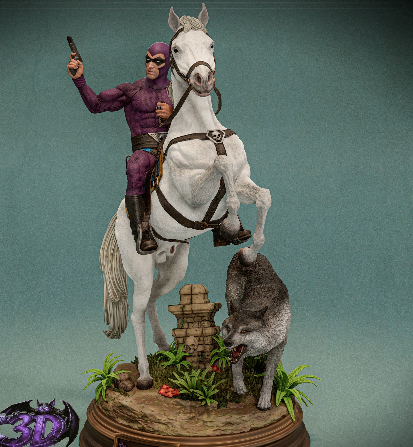 The Phantom Sculpture (75mm to 500mm) - Unassembled/Unpainted/3D Print