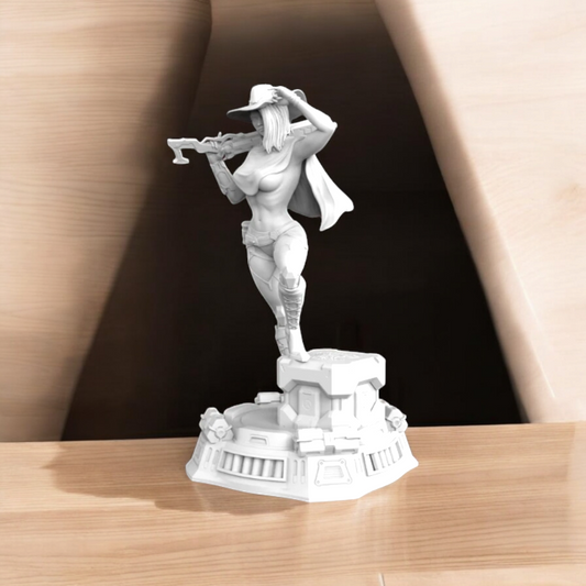 Ashe Overwatch Sculpt - by Dungeons and Dragons- Tabletop RPG Miniature - Roleplaying 3D Printed Fantasy Mini