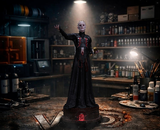 Pinhead: Hellraiser Sculpture (75mm to 500mm) - Unassembled/Unpainted/3D Print