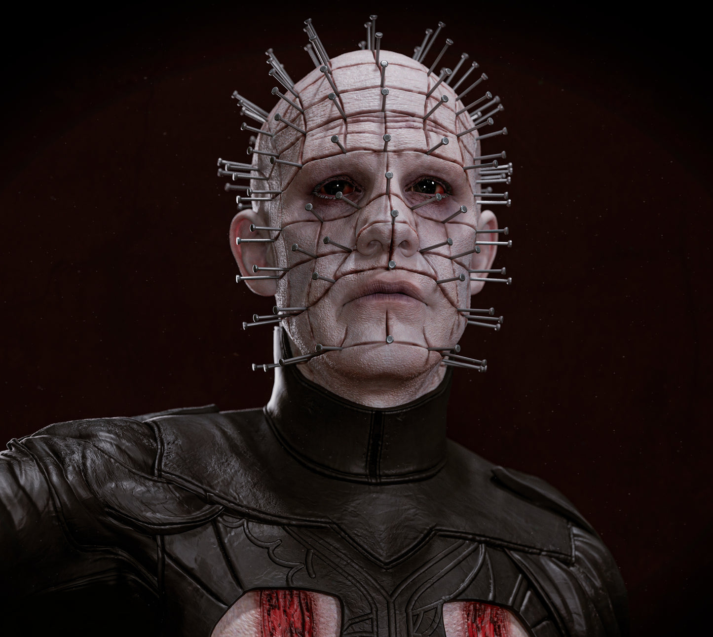Pinhead: Hellraiser Sculpture (75mm to 500mm) - Unassembled/Unpainted/3D Print