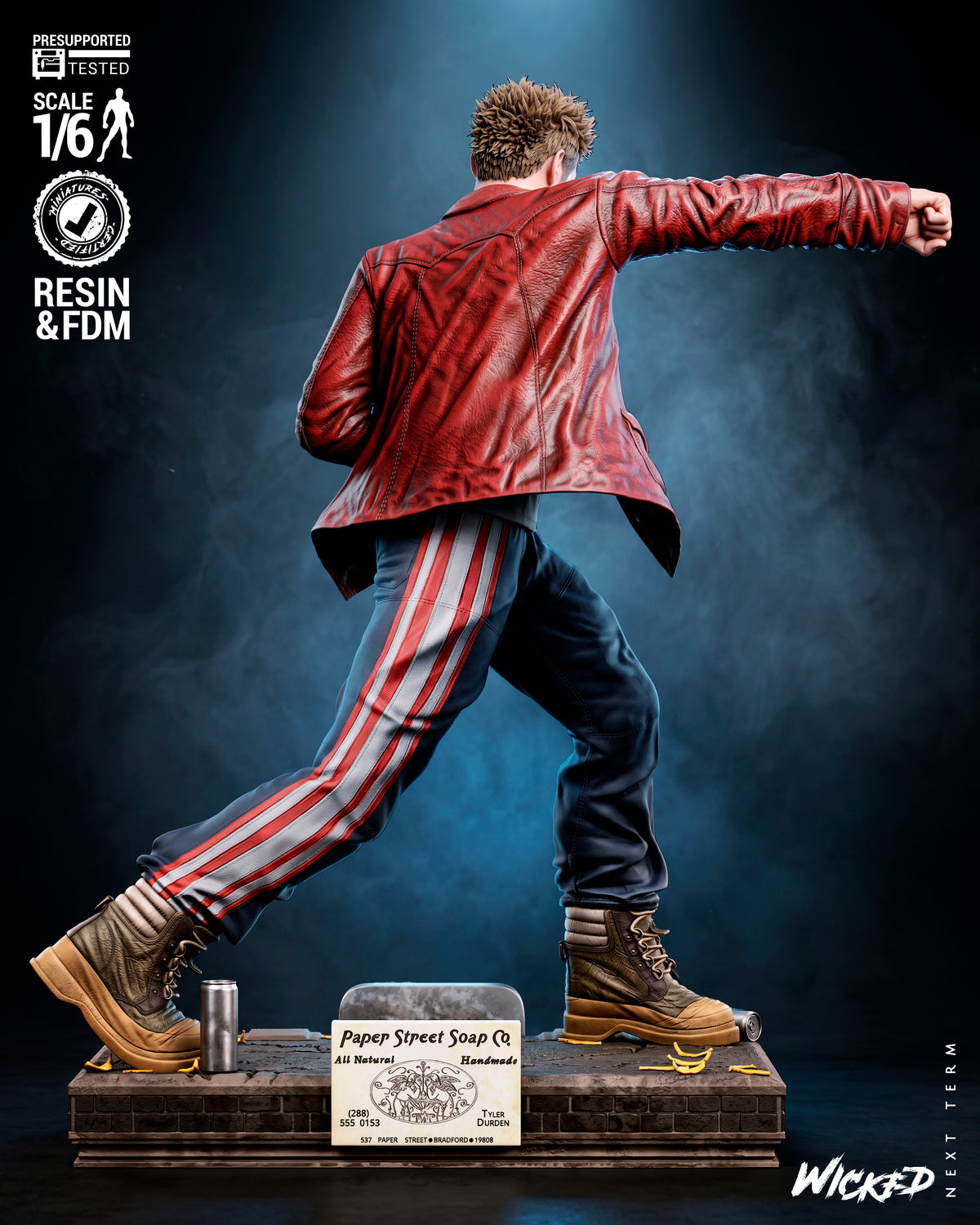 Fight Club Diorama (75mm to 500mm) - Unassembled/Unpainted/3D Print