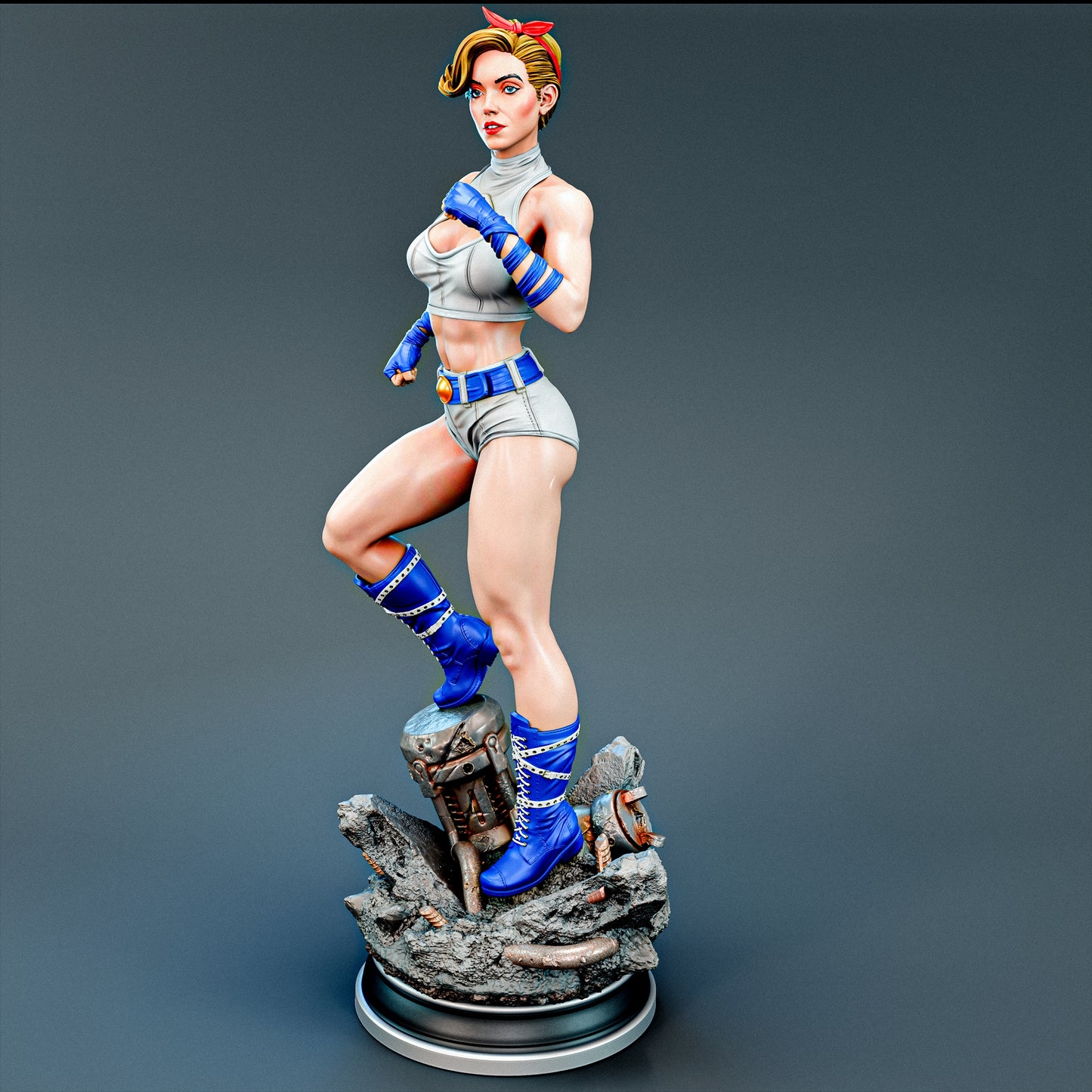 Power Girl DC Bombshells Sculpture (75mm to 500mm) - Unassembled/Unpainted/3D Print