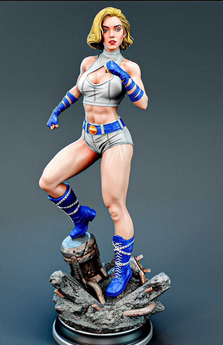 Power Girl DC Bombshells Sculpture (75mm to 500mm) - Unassembled/Unpainted/3D Print