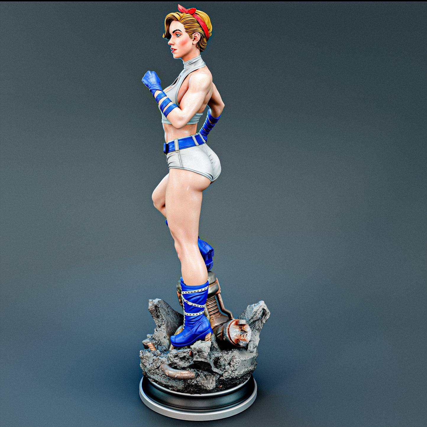 Power Girl DC Bombshells Sculpture (75mm to 500mm) - Unassembled/Unpainted/3D Print